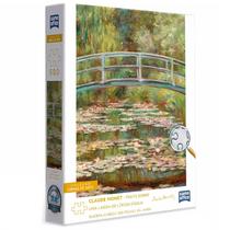 Quebra Cabeça Ponte Sobre Uma Lagoa De Lírios d'Água 500 Peças Claude Monet