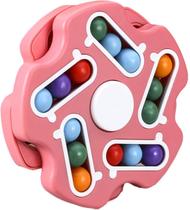 Quebra-cabeça portátil Magic Beans Cube Rotating 2 em 1