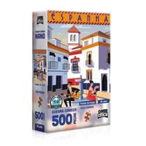 Quebra-Cabeça Postais da Europa Espanha 500 Peças Toyster 2616B
