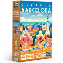 Quebra cabeca postais do mundo espanha nano 500 pecas toyster Quebra cabeca postais do mundo espanha nano 500 pecas toyster