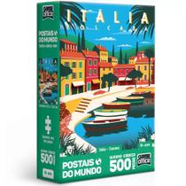 Quebra cabeca postais do mundo italia nano 500 pecas toyster