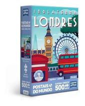 Quebra Cabeça Postais Do Mundo Londres 500pçs Nano Toyster Quebra Cabeça Postais Do Mundo Londres 500pçs Nano Toyster