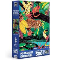 Quebra cabeca postal do brasil natureza 500 pecas nano toyster