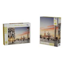 Quebra Cabeça Praça São Marcos 1000 Peças Pais e filhos