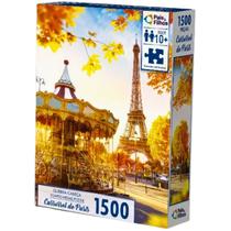 Quebra Cabeça Premium 1500 Peças Carossel de Paris Quebra Cabeça Premium 1500 Peças Carossel de Paris