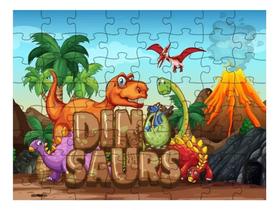 Quebra-cabeça Presente Dinossauros Animais Pré-históricos