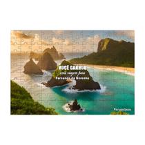 Quebra-Cabeça Presenteando Viagem Fernando de Noronha 40 peças MDF