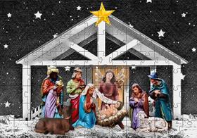 Quebra-cabeça Presépio Vivo de 60 peças + Caneca Especial Santa Ceia