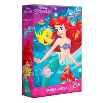 Quebra-Cabeça Princesa Ariel 60 peças - Toyster Quebra-Cabeça Princesa Ariel 60 peças - Toyster