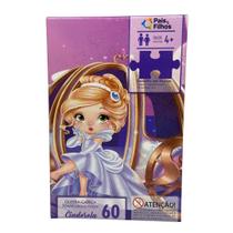 Quebra Cabeça Princesa Cinderela 60 Peças Disney Brinquedo Educativo Quebra Cabeça Princesa Cinderela 60 Peças Disney Brinquedo Educativo