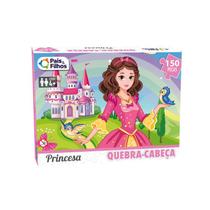 Quebra Cabeça Princesa Princess 150 Peças Pais e Filhos