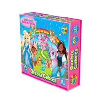 Quebra-cabeça Princesas 200pçs ref 1028 - Ggb Brinquedos