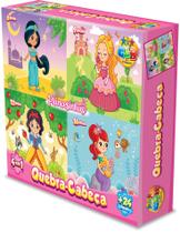 Quebra Cabeça Princesas 4 Em 1 Diversão Criança Presente