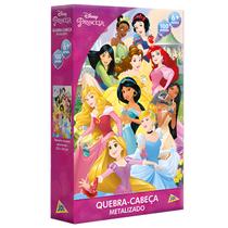 Quebra Cabeça Princesas Da Disney Toyster Infantil 100 Peças Brinquedo Educativo De Montar