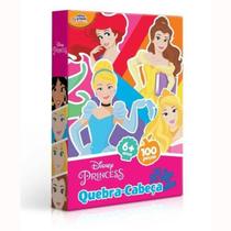 Quebra Cabeça Princesas Disney 100 Peças Toyster Quebra Cabeça Princesas Disney 100 Peças Toyster