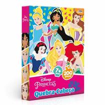 Quebra Cabeça Princesas Disney 200 Peças Toyster