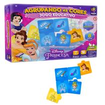 Quebra Cabeça Princesas Disney Bela Ariel Ensinando As Cores