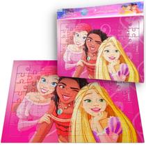 Quebra Cabeça Princesas Disney Cinderela Bela Moana 63 Peças Quebra Cabeça Princesas Disney Cinderela Bela Moana 63 Peças