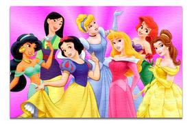Quebra-cabeça Princesas Disney Personalizado 48 Peças Quebra-cabeça Princesas Disney Personalizado 48 Peças