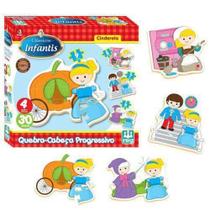 Quebra Cabeça Progr 30 Peças Cinderela - Nig Quebra Cabeça Progr 30 Peças Cinderela - Nig