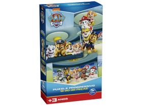 Quebra Cabeça Progressivo 12 20 30 Peças Grow - Patrulha Canina