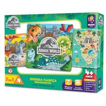 Quebra Cabeca Progressivo 12/24/36 Pc Jurassic