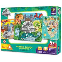 Quebra Cabeça Progressivo 12/24/36 Peças Jurassic Mimo Toys