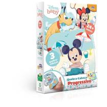 Quebra Cabeça Progressivo 9 Peças Mickey - Toyster 8068
