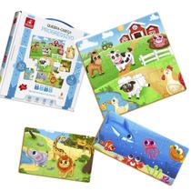 Quebra Cabeça Progressivo Brincadeira de Criança Presente Brinquedo +4 Anos Quebra Cabeça Progressivo Brincadeira de Criança Presente Brinquedo +4 Anos