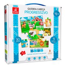 Quebra-Cabeça Progressivo Brinquedo Educativo e Pedagógico Quebra-Cabeça Progressivo Brinquedo Educativo e Pedagógico