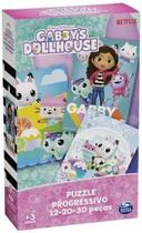 Quebra-Cabeça Progressivo Casa da Gabby 04371 - Grow Quebra-Cabeça Progressivo Casa da Gabby 04371 - Grow