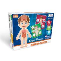 Quebra Cabeça Progressivo Corpo Humano Pais E Filhos Quebra Cabeça Progressivo Corpo Humano Pais E Filhos