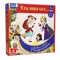 Quebra-Cabeça Progressivo Era Uma Vez Brinquedo Pedagógico