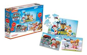 Quebra Cabeça Progressivo Patrulha Canina 3 Cenas Diferentes Quebra Cabeça Progressivo Patrulha Canina 3 Cenas Diferentes