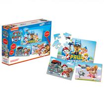 Quebra cabeça progressivo patrulha canina com 8, 15 e 30 peças - xalingo - 13832 Quebra cabeça progressivo patrulha canina com 8, 15 e 30 peças - xalingo - 13832