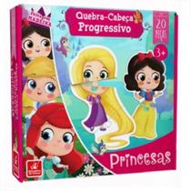 Quebra Cabeça Progressivo Princesas Brincadeira de Criança Quebra Cabeça Progressivo Princesas Brincadeira de Criança