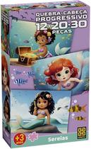 Quebra-Cabeça Progressivo Sereias Grow Quebra-Cabeça Progressivo Sereias Grow