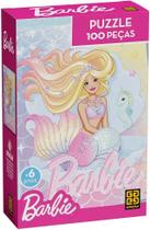 Quebra Cabeça Puzzle 100 Peças Barbie Brilhante 4587