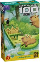 Quebra Cabeça Puzzle 100 Peças Capivara Club 4853 Quebra Cabeça Puzzle 100 Peças Capivara Club 4853