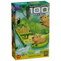 Quebra Cabeça Puzzle 100 Peças Capivara Club Grow