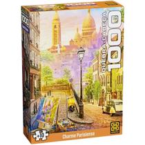 Quebra Cabeça Puzzle 1000 Peças Charme Parisiense Grow