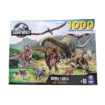 Quebra-Cabeça Puzzle 1000 Peças Era Jurássica Jurassic World Mimo Toys - 2092