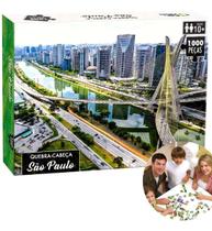Quebra Cabeça Puzzle 1000 Peças São Paulo Brasil Premium - Pais & Filhos