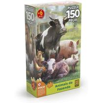 Quebra-cabeça Puzzle 150 peças Animais da Fazenda