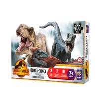 Quebra-Cabeça Puzzle 200 Peças Mundo Jurássico Jurassic World Mimo Toys - 2090 Quebra-Cabeça Puzzle 200 Peças Mundo Jurássico Jurassic World Mimo Toys - 2090