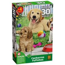 Quebra-cabeça Puzzle 30 peças Cachorros Fofinhos - Grow