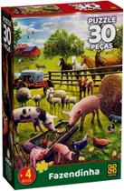Quebra Cabeça Puzzle 30 Peças Fazendinha 4561