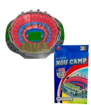 Quebra Cabeça Puzzle 3D Mini Estádio Camp Nou 27 Peças