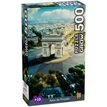 Quebra Cabeça Puzzle 500 peças Arco Do Triunfo Grow Quebra Cabeça Puzzle 500 peças Arco Do Triunfo Grow