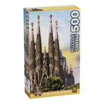 Quebra-Cabeça Puzzle 500 peças Basilica da Sagrada Família Grow - 04378